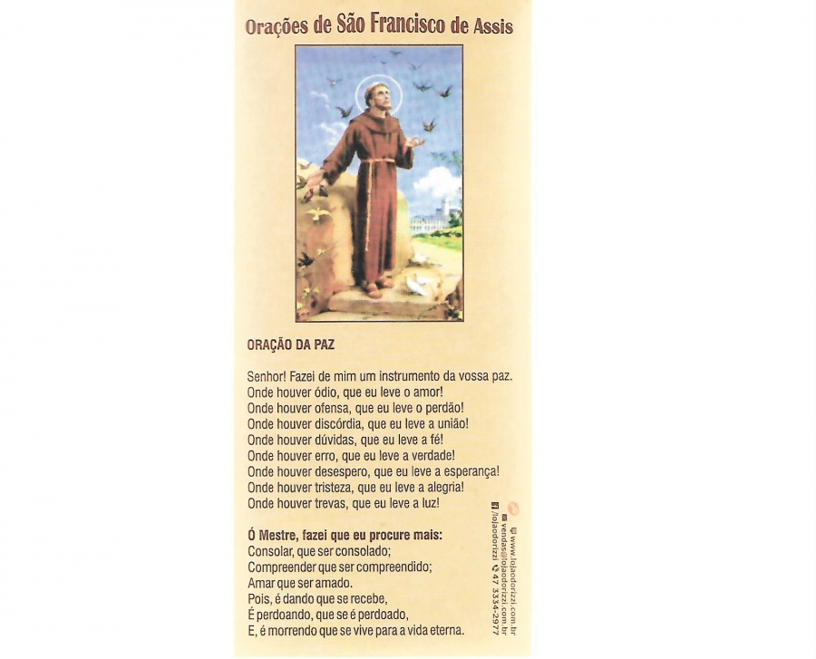 ORA��ES DE S�O Francisco - 200 unid