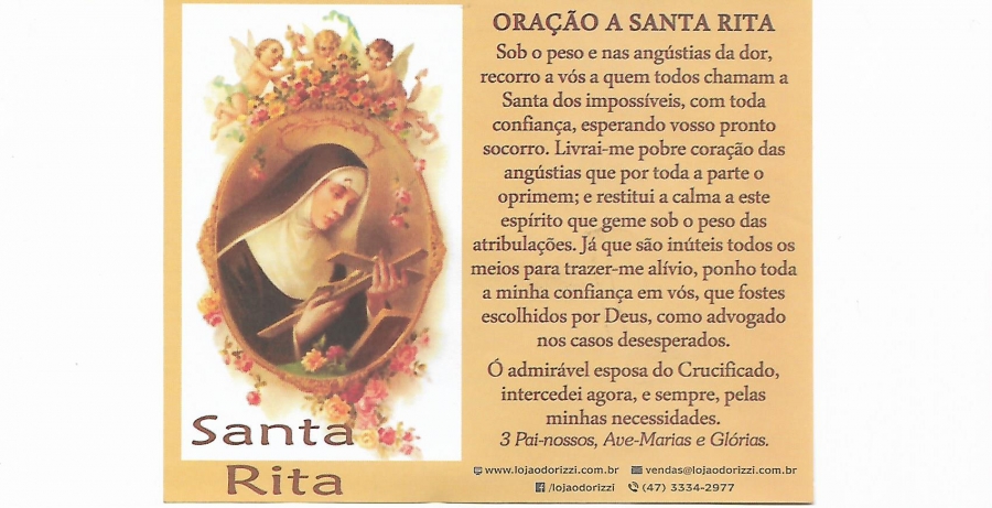 ORA��O SANTA RITA - 200 unid