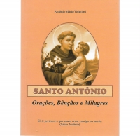 Livro Santo Antônio - Orações, Bênçãos e Milagres -1 unid