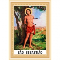 Santinho São Sebastião - 200 unid