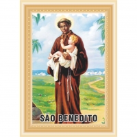 Santinho São Benedito - 200 unid