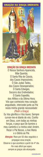 marcador de pagina ORAO DA GRAA IMEDIATA-200 UNIDADES