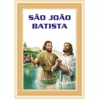 Santinho São João Batista - 200 unid